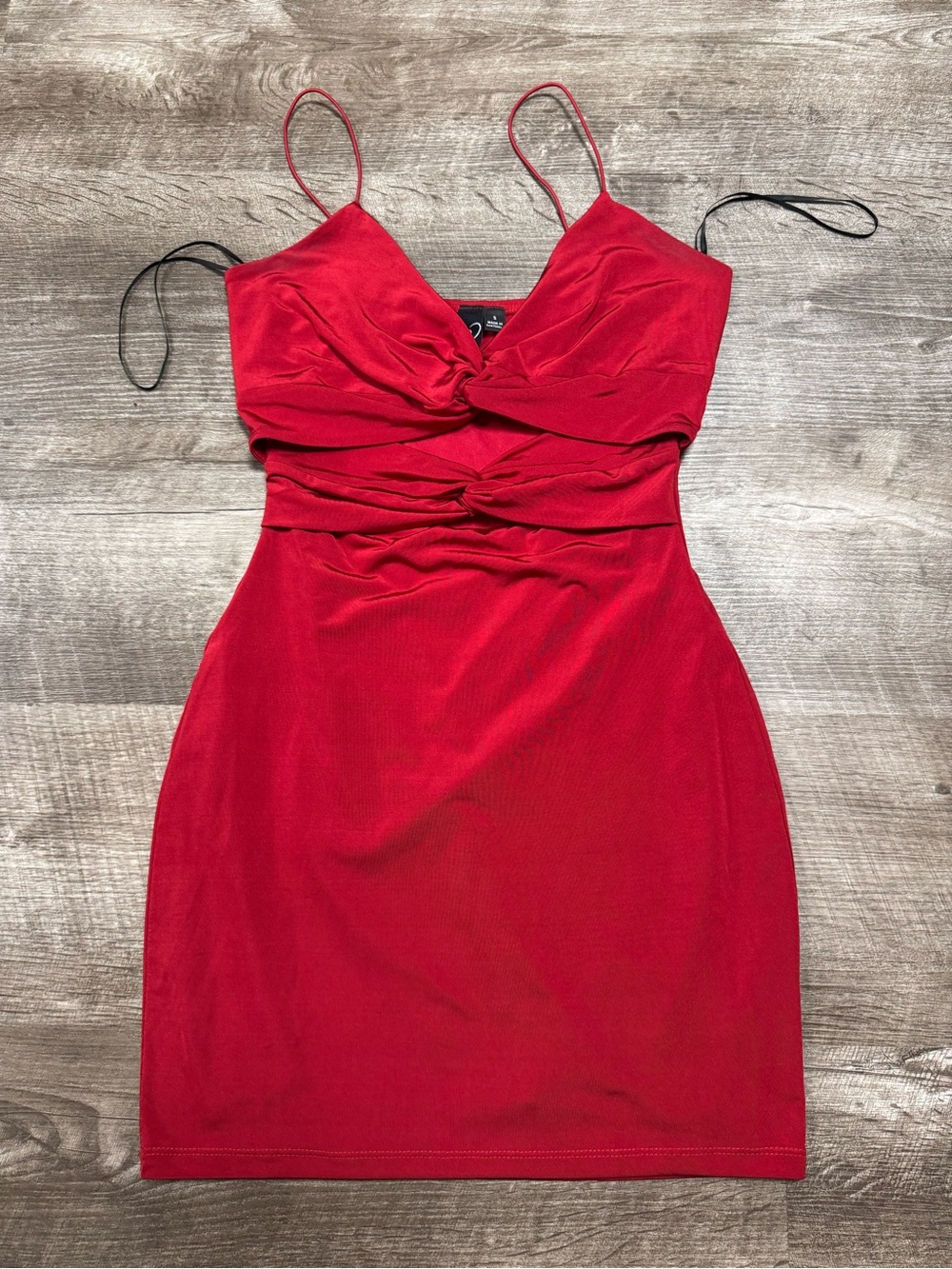 Windsor Red Mini Cut Out Dress Size Small